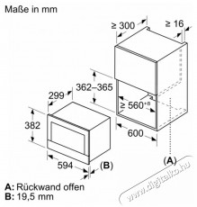 Bosch BFL7221B1 Konyhai termékek - Mikrohullámú sütő - Mikrohullámú sütő (beépíthető) - 490953