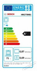 Bosch HRG7784B1 Konyhai termékek - Sütő-főzőlap, tűzhely (beépíthető) - Sütő (beépíthető) - 490976