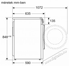 Bosch WNG24400BY Háztartás / Otthon / Kültér - Mosógép / szárítógép - Mosó-szárítógép - 491004