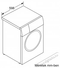 Bosch WAN28266BY Mosógép Háztartás / Otthon / Kültér - Mosógép / szárítógép - Elöltöltős normál (60cm-ig) mosógép - 493128