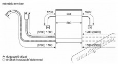 Bosch SMI4HTS00E Konyhai termékek - Mosogatógép - Normál (60cm) beépíthető mosogatógép - 492715