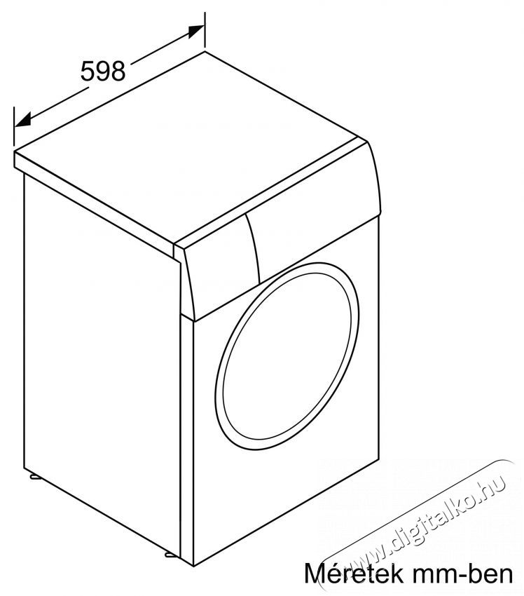 Bosch WGB254A0BY, El&ouml;lt&ouml;ltős mos&oacute;g&eacute;p 10 kg 1400 fordulat/perc H&aacute;ztart&aacute;s / Otthon / K&uuml;lt&eacute;r - Mos&oacute;g&eacute;p / sz&aacute;r&iacute;t&oacute;g&eacute;p - El&ouml;lt&ouml;ltős norm&aacute;l (60cm-ig) mos&oacute;g&eacute;p - 451603