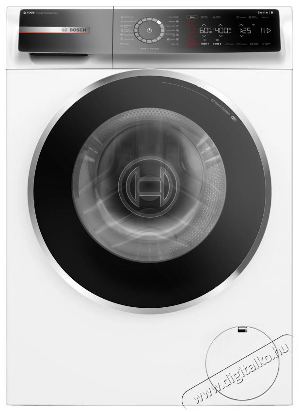 Bosch WGB254A0BY, El&ouml;lt&ouml;ltős mos&oacute;g&eacute;p 10 kg 1400 fordulat/perc H&aacute;ztart&aacute;s / Otthon / K&uuml;lt&eacute;r - Mos&oacute;g&eacute;p / sz&aacute;r&iacute;t&oacute;g&eacute;p - El&ouml;lt&ouml;ltős norm&aacute;l (60cm-ig) mos&oacute;g&eacute;p - 451603