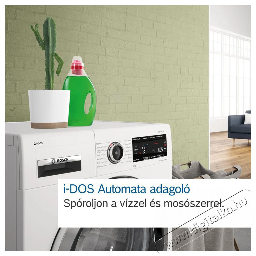 Bosch WGB254A0BY, El&ouml;lt&ouml;ltős mos&oacute;g&eacute;p 10 kg 1400 fordulat/perc H&aacute;ztart&aacute;s / Otthon / K&uuml;lt&eacute;r - Mos&oacute;g&eacute;p / sz&aacute;r&iacute;t&oacute;g&eacute;p - El&ouml;lt&ouml;ltős norm&aacute;l (60cm-ig) mos&oacute;g&eacute;p - 451603