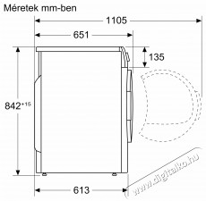 Bosch WQB245B0BY, kondenzációs szárítógép Háztartás / Otthon / Kültér - Mosógép / szárítógép - Szárítógép - 451608