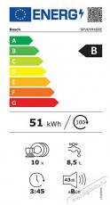 Bosch SPV6YMX08E Konyhai termékek - Mosogatógép - Keskeny (45cm-ig) beépíthető mosogatógép - 494427