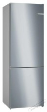 Bosch KGN492IDF Kombinált hűtőszekrény, No Frost, 440 l , M: 203 cm, TouchControl LED kijelző, LED világítás, VitaFresh XXL, D energiaosztály, Ezüst  Konyhai termékek - Hűtő, fagyasztó (szabadonálló) - Alulfagyasztós kombinált hűtő - 494379