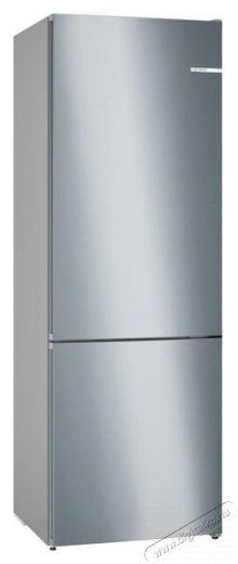 Bosch KGN492IDF Kombinált hűtőszekrény, No Frost, 440 l , M: 203 cm, TouchControl LED kijelző, LED világítás, VitaFresh XXL, D energiaosztály, Ezüst  Konyhai termékek - Hűtő, fagyasztó (szabadonálló) - Alulfagyasztós kombinált hűtő - 494379