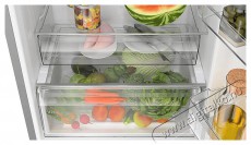 Bosch KGN492LDF alulfagyasztós kombinált hűtőszekrény, inox, 203 cm, 70 cm széles, 311/129 l, NoFrost, VitaFresh, gyorsfagyasztás, gyorshűtés Konyhai termékek - Hűtő, fagyasztó (szabadonálló) - Alulfagyasztós kombinált hűtő - 494380