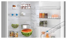 Bosch KGN492LDF alulfagyasztós kombinált hűtőszekrény, inox, 203 cm, 70 cm széles, 311/129 l, NoFrost, VitaFresh, gyorsfagyasztás, gyorshűtés Konyhai termékek - Hűtő, fagyasztó (szabadonálló) - Alulfagyasztós kombinált hűtő - 494380