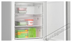Bosch KGN492LDF alulfagyasztós kombinált hűtőszekrény, inox, 203 cm, 70 cm széles, 311/129 l, NoFrost, VitaFresh, gyorsfagyasztás, gyorshűtés Konyhai termékek - Hűtő, fagyasztó (szabadonálló) - Alulfagyasztós kombinált hűtő - 494380