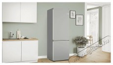 Bosch KGN492LDF alulfagyasztós kombinált hűtőszekrény, inox, 203 cm, 70 cm széles, 311/129 l, NoFrost, VitaFresh, gyorsfagyasztás, gyorshűtés Konyhai termékek - Hűtő, fagyasztó (szabadonálló) - Alulfagyasztós kombinált hűtő - 494380