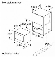 Bosch NR4GR31N1 Konyhai termékek - Mikrohullámú sütő - Mikrohullámú sütő (beépíthető) - 494390