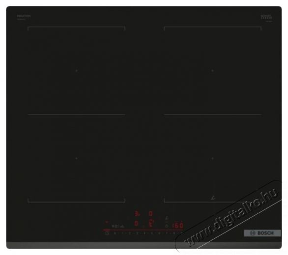 Bosch PVQ631HC1E beépíthető indukciós főzőlap, 60cm, CombiZone, DirectSelect, PerfectFry Plus Konyhai termékek - Sütő-főzőlap, tűzhely (beépíthető) - Indukciós főzőlap (beépíthető) - 494397