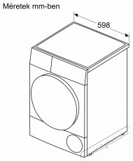 Bosch WQG245C0BY Hőszivattyús szárítógép - értékcsökkent Háztartás / Otthon / Kültér - Mosógép / szárítógép - Szárítógép - 501316