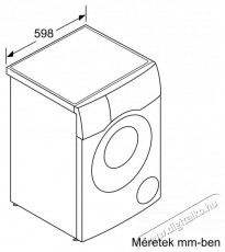 Bosch WNC254A0BY Mosó-szárítógép Háztartás / Otthon / Kültér - Mosógép / szárítógép - Mosó-szárítógép - 501407