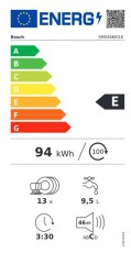 Bosch SMS46KI01E mosogatógép Konyhai termékek - Mosogatógép - Normál (60cm) szabadonálló mosogatógép - 314014