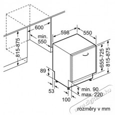 Bosch SMV41D10EU mosogatógép - Újracsomagolt Konyhai termékek - Mosogatógép - Normál (60cm) beépíthető mosogatógép - 501742