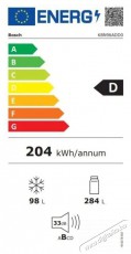 Bosch KBN96ADD0, Beépíthető, alulfagyasztós hűtő-fagyasztó kombináció Konyhai termékek - Hűtő, fagyasztó (beépíthető) - Alulfagyasztós kombinált hűtő - 475525