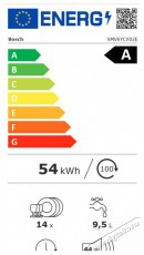 Bosch SMV6YCX02E Konyhai termékek - Mosogatógép - Normál (60cm) beépíthető mosogatógép - 494420