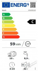Bosch SPS4EMI24E Mosogatógép Konyhai termékek - Mosogatógép - Keskeny (45cm-ig) szabadonálló mosogatógép - 494423