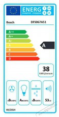 Bosch DFS067A51 teleszkópos páraelszívó Konyhai termékek - Páraelszívó - Beépíthető / kihúzható - 370321