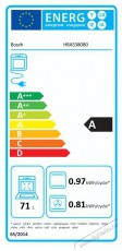 Bosch HRA5380B0 beépíthető sütő Konyhai termékek - Sütő-főzőlap, tűzhely (beépíthető) - Sütő (beépíthető) - 403582