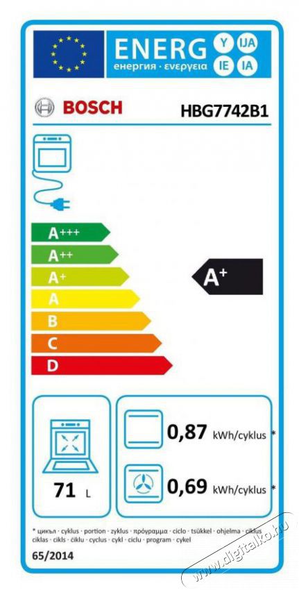 Bosch HBG7742B1 Serie 8 &Uacute;jdons&aacute;gok - &Uacute;j term&eacute;kek - 505649