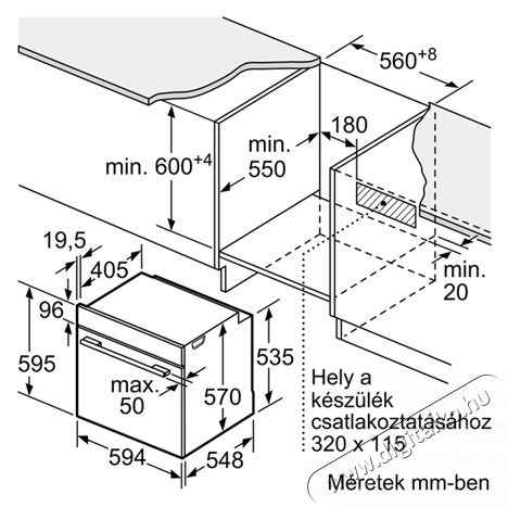 Bosch HBG578ES3 be&eacute;p&iacute;thető inox s&uuml;tő Konyhai term&eacute;kek - S&uuml;tő-főzőlap, tűzhely (be&eacute;p&iacute;thető) - S&uuml;tő (be&eacute;p&iacute;thető) - 507103