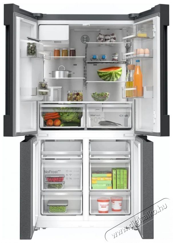 Bosch KFI96AXEA Konyhai term&eacute;kek - Hűtő, fagyaszt&oacute; (szabadon&aacute;ll&oacute;) - Amerikai t&iacute;pus&uacute; Side By Side hűtő - 509568