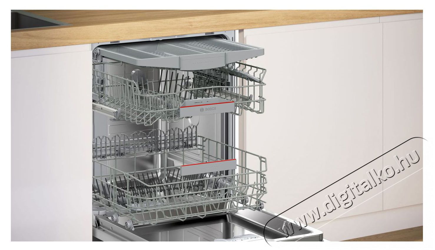 Bosch SMP4ECC72S Serie 4 Konyhai term&eacute;kek - Mosogat&oacute;g&eacute;p - Norm&aacute;l (60cm) be&eacute;p&iacute;thető mosogat&oacute;g&eacute;p - 509237