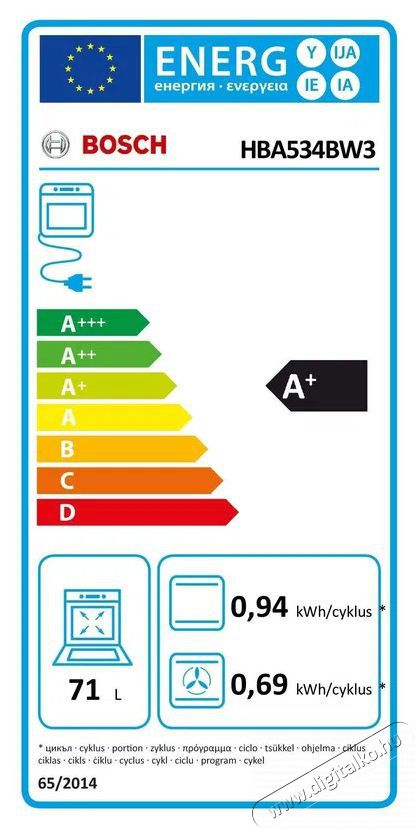 Bosch HBA534BW3 Serie 4 &Uacute;jdons&aacute;gok - &Uacute;j term&eacute;kek - 505631