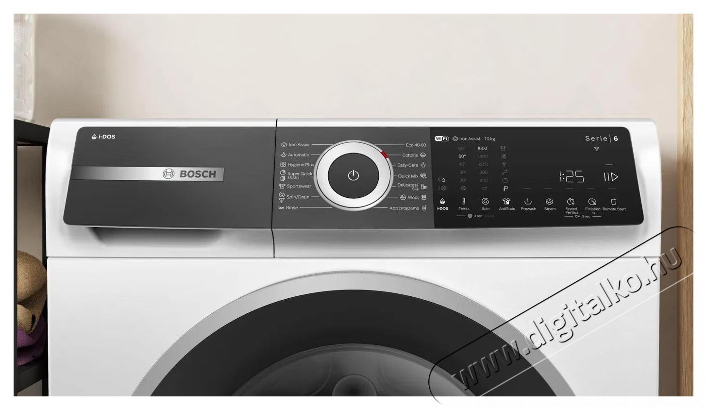 Bosch WGH256A6BY MOS&Oacute;G&Eacute;P EL&Ouml;LT&Ouml;LTŐS H&aacute;ztart&aacute;s / Otthon / K&uuml;lt&eacute;r - Mos&oacute;g&eacute;p / sz&aacute;r&iacute;t&oacute;g&eacute;p - El&ouml;lt&ouml;ltős norm&aacute;l (60cm-ig) mos&oacute;g&eacute;p - 505186