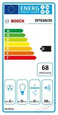 Bosch DFT63AC50 Konyhai termékek - Páraelszívó - Beépíthető / kihúzható - 509657