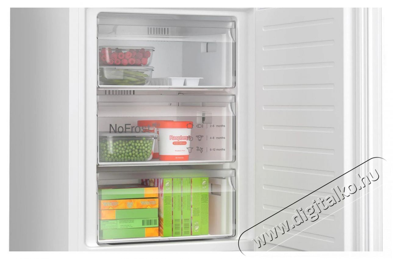 Bosch KGN362WDF Serie 4 Konyhai term&eacute;kek - Hűtő, fagyaszt&oacute; (szabadon&aacute;ll&oacute;) - Alulfagyaszt&oacute;s kombin&aacute;lt hűtő - 509306