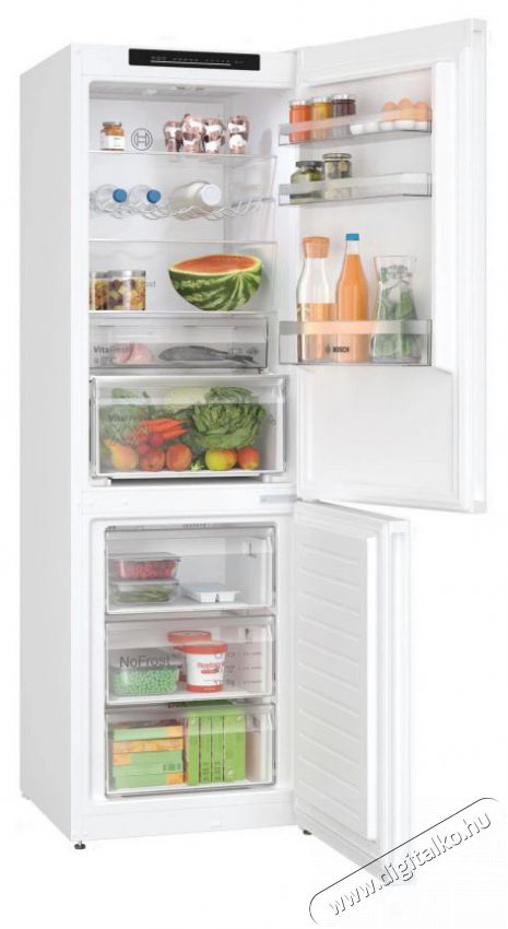 Bosch KGN362WDF Serie 4 Konyhai term&eacute;kek - Hűtő, fagyaszt&oacute; (szabadon&aacute;ll&oacute;) - Alulfagyaszt&oacute;s kombin&aacute;lt hűtő - 509306
