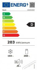 Bosch KGN392WDF Serie 4 Konyhai termékek - Hűtő, fagyasztó (szabadonálló) - Alulfagyasztós kombinált hűtő - 509302