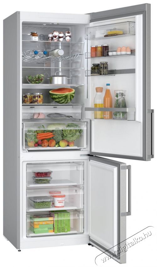 Bosch KGN49AICT Serie 6 Konyhai term&eacute;kek - Hűtő, fagyaszt&oacute; (szabadon&aacute;ll&oacute;) - Alulfagyaszt&oacute;s kombin&aacute;lt hűtő - 509431