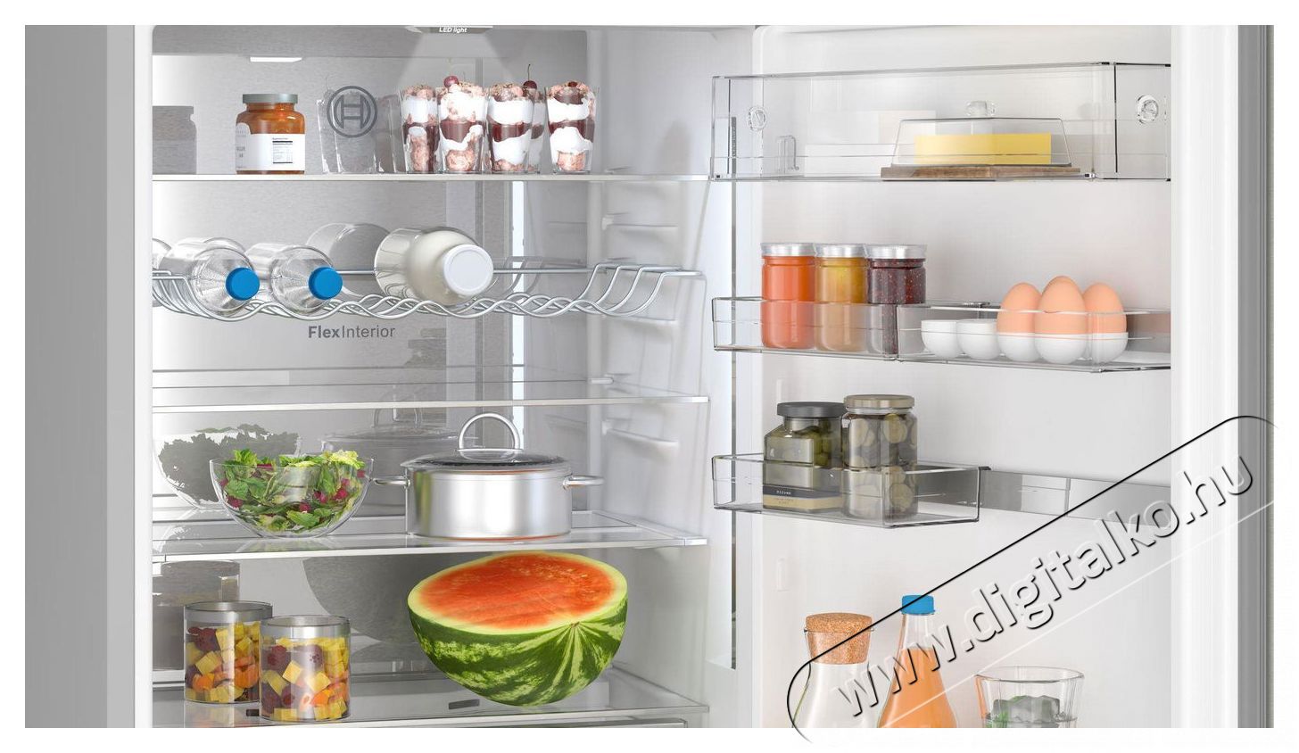 Bosch KGN49AICT Serie 6 Konyhai term&eacute;kek - Hűtő, fagyaszt&oacute; (szabadon&aacute;ll&oacute;) - Alulfagyaszt&oacute;s kombin&aacute;lt hűtő - 509431