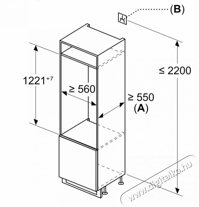Bosch KIL42VFE0 Serie 4 Konyhai term&eacute;kek - Hűtő, fagyaszt&oacute; (szabadon&aacute;ll&oacute;) - Fagyaszt&oacute; n&eacute;lk&uuml;li hűtő - 509449