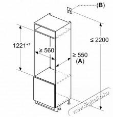 Bosch KIL42VFE0 Serie 4 Konyhai term&eacute;kek - Hűtő, fagyaszt&oacute; (szabadon&aacute;ll&oacute;) - Fagyaszt&oacute; n&eacute;lk&uuml;li hűtő - 509449