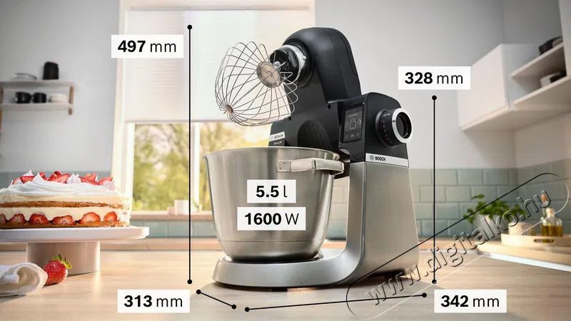 Bosch MUMS6ZS17 Serie 6 Konyhai term&eacute;kek - Konyhai kisg&eacute;p (elők&eacute;sz&iacute;t&eacute;s / feldolgoz&aacute;s) - Konyhai robotg&eacute;p - 511277