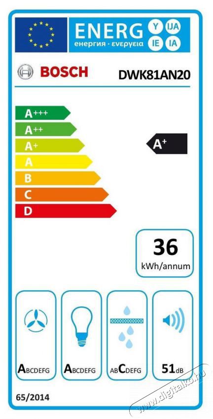 Bosch DWK81AN20 Serie 6 Konyhai term&eacute;kek - P&aacute;raelsz&iacute;v&oacute; - K&uuml;rtős - 509718
