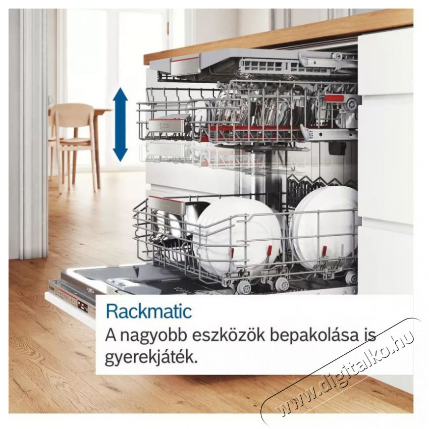 Bosch SMD6ECX12E Serie 6 Konyhai term&eacute;kek - Mosogat&oacute;g&eacute;p - Norm&aacute;l (60cm) be&eacute;p&iacute;thető mosogat&oacute;g&eacute;p - 509234