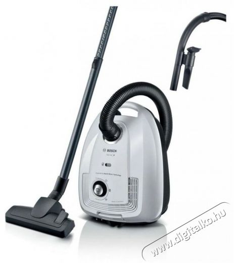 Bosch BGL38WH2 Serie 4 Háztartás / Otthon / Kültér - Porszívó / takarítógép - Porzsákos porszívó - 510895