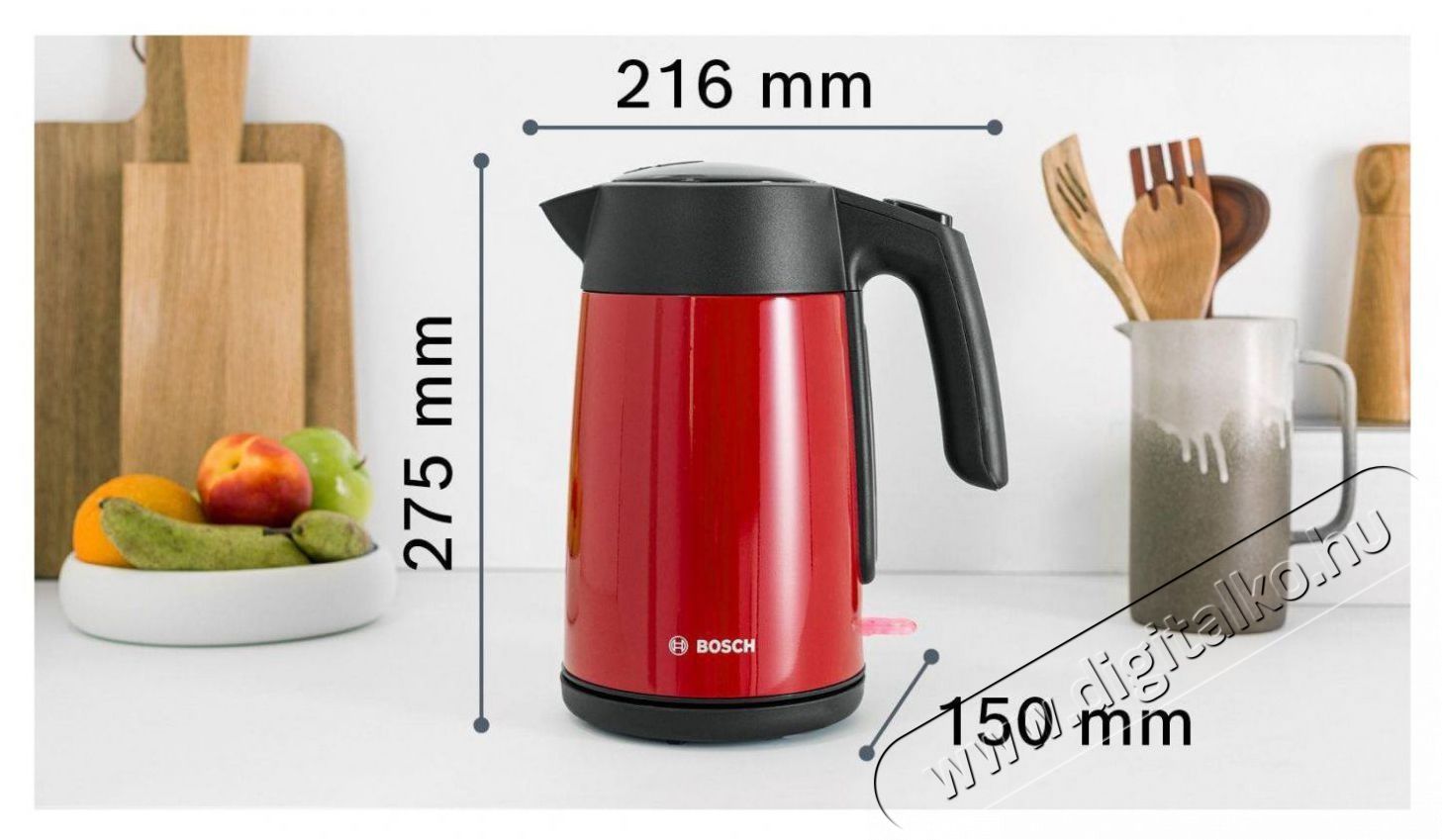 Bosch TWK7L464 Konyhai term&eacute;kek - V&iacute;zforral&oacute; / teafőző - 512933