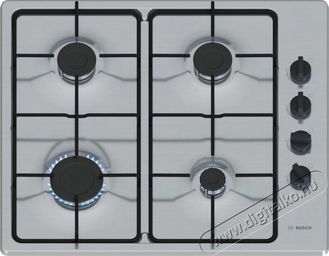Bosch PBP6B5K80H Konyhai termékek - Sütő-főzőlap, tűzhely (beépíthető) - Gázfőzőlap (beépíthető) - 515236
