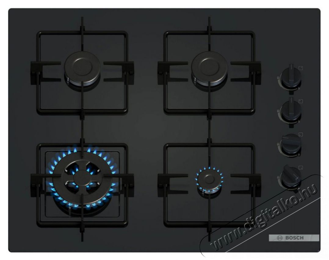 Bosch POH6B6K30 G&aacute;zfőzőlap Konyhai term&eacute;kek - S&uuml;tő-főzőlap, tűzhely (be&eacute;p&iacute;thető) - G&aacute;zfőzőlap (be&eacute;p&iacute;thető) - 515243