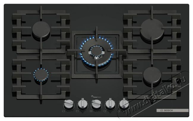 Bosch PPQ7A6I40 Konyhai termékek - Sütő-főzőlap, tűzhely (beépíthető) - Gázfőzőlap (beépíthető) - 515247