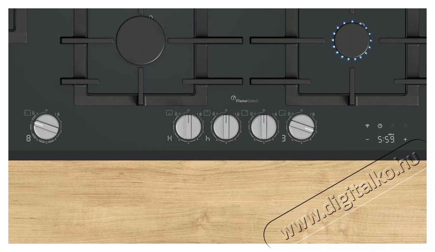 Bosch PRS9A6H40 Konyhai term&eacute;kek - S&uuml;tő-főzőlap, tűzhely (be&eacute;p&iacute;thető) - G&aacute;zfőzőlap (be&eacute;p&iacute;thető) - 515245